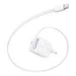 Belkin BoostCharge GaN Wall Charger with Retractable Cable (45W) - Model: WCH023KQWH - Image 4