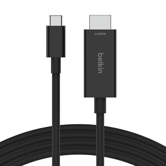 img_2093 Belkin CONNECT USB-C to HDMI 2.1 Cable (8K 60Hz, HDR10+, 2m) - Model: AVC012BT2MBK - Image 1