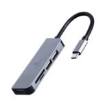 Gembird USB-C Hub with 3 USB Ports & Memory Card Reader - Model: UHB-CM-CRU3P1U2P2-01