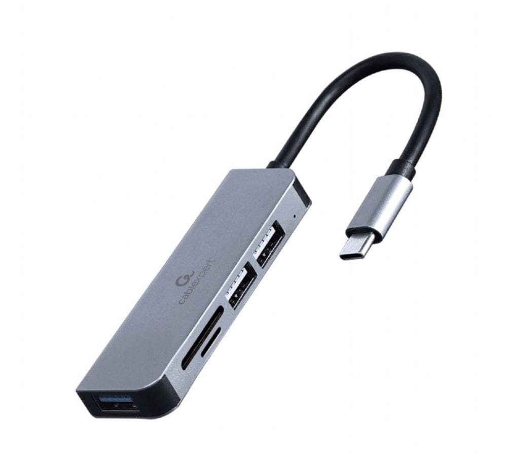 img_2123 Gembird USB-C Hub with 3 USB Ports & Memory Card Reader - Image 1
