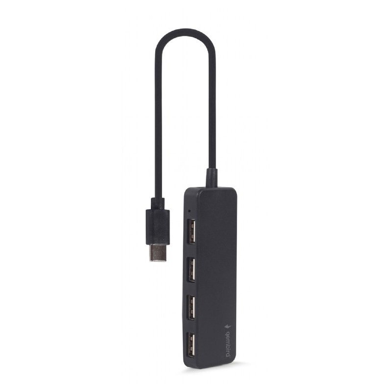 img_2134 Gembird 4-Port USB Type-C Hub (Black) - Image 1