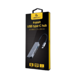Gembird 4-Port USB Type-C Hub (1x USB 3.1 + 3x USB 2.0) - Image 2