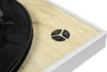 Thomson Belt-Drive Turntable with Audio-Technica Cartridge (White & Oak) - Image 3