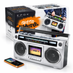 Epok Bluetooth Ghetto Blaster Boombox - Image 3
