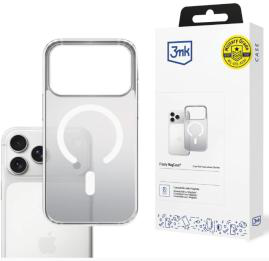 Étui pour Apple iPhone Pro - 3mk Frosty MagCase Blanc